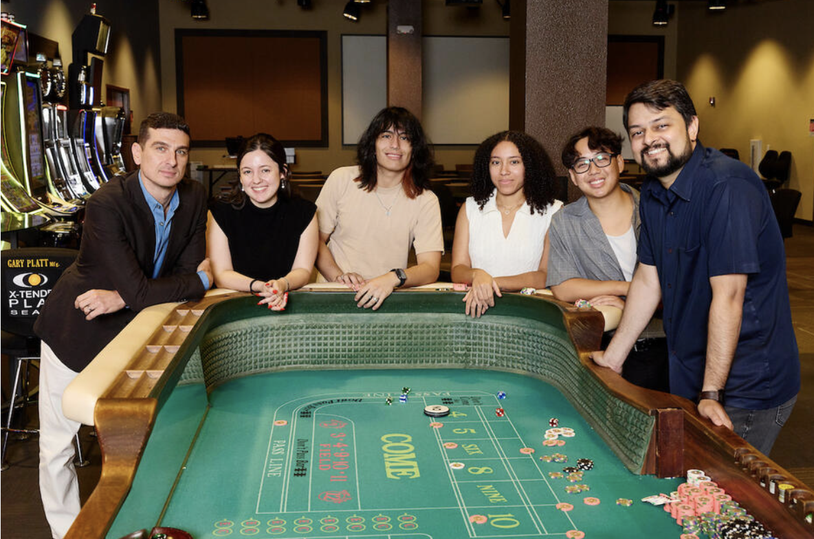 AiR Hub team inside IGI's Konami Gaming Lab