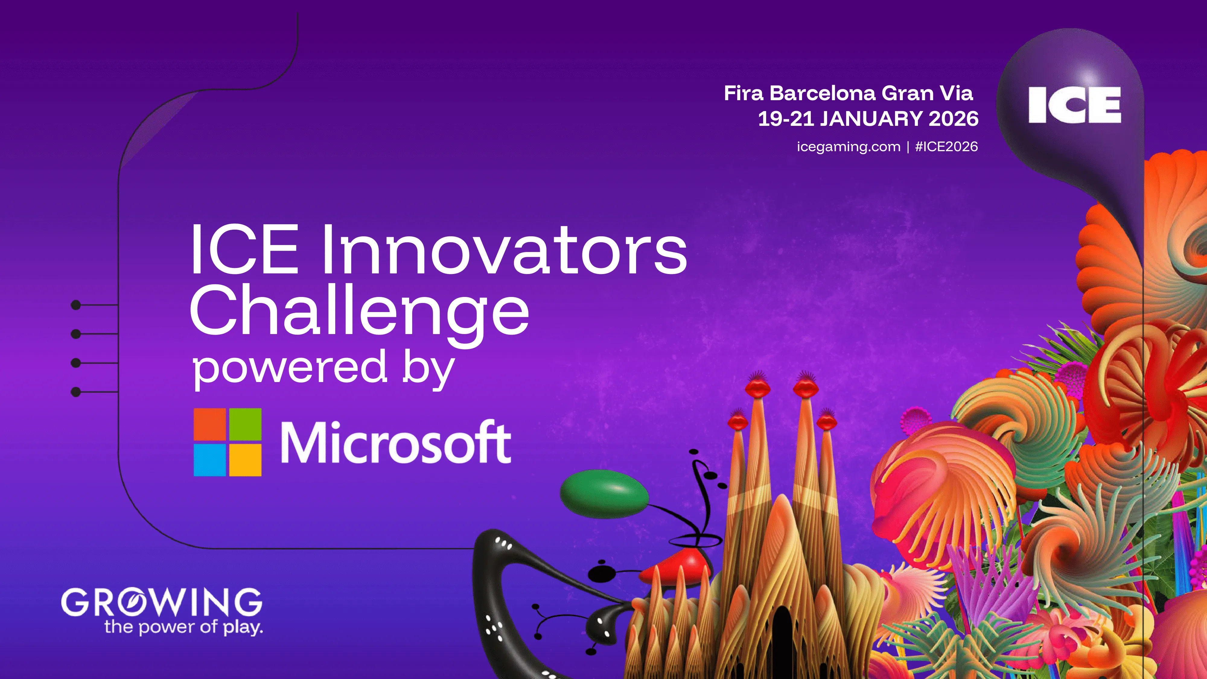 Banner for ICE Innovators Challenge powered by Microsoft